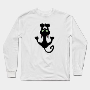 The black cat was naughty Long Sleeve T-Shirt